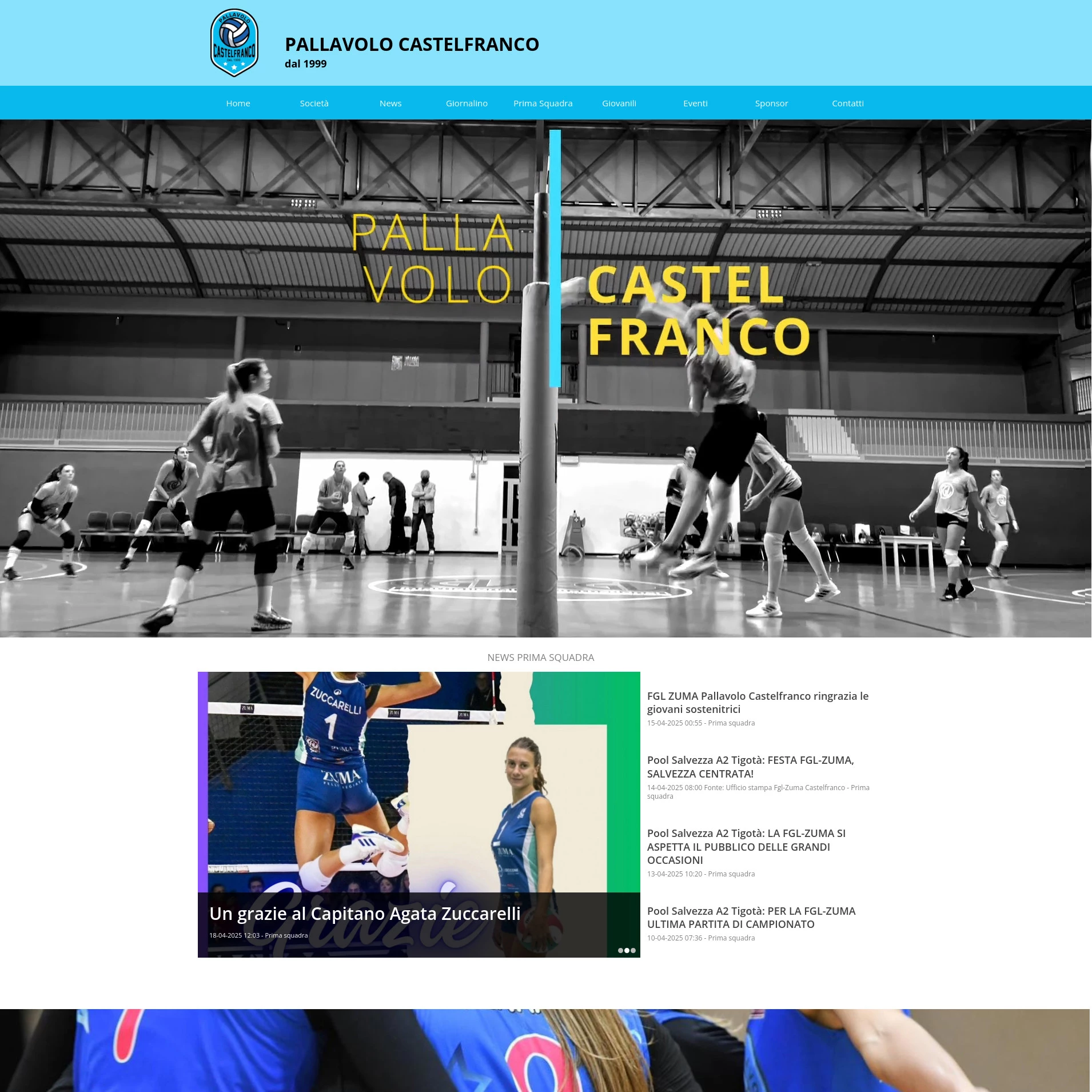 Sito web Pallavolo Castelfranco